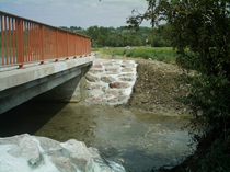 Béton projeté sur ouvrage d'art par SBTP